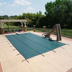 Bâche de piscine rectangulaire en PP pour piscine extérieure, couverture de sécurité hivernale pour piscine - Product Image 4