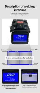 Nueva Fusionadora de Fibra Óptica DPV-740, Versión Mejorada DPV-740D, Máquina de Empalme FTTH con Batería Intercambiable - Product Image 5