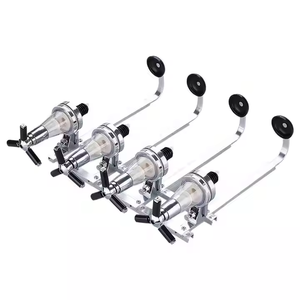 2025 nuevo soporte de 4 botellas dispensador óptico bebidas vino licores barra de acero mayordomo montado en la pared - Product Image 4