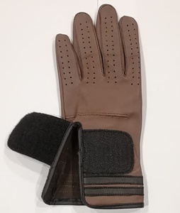 Gants de Golf pour gaucher, gantelets en cuir marron de haute qualité - Product Image 3