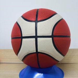 Ballon de basketball professionnel en cuir PU de haute qualité, modèle 2026, le plus vendu, pour matchs officiels, avec logo personnalisable - Product Image 2