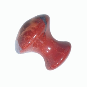 เครื่องมือกัวซาหินหยกแดงรูปเห็ดสำหรับนวดหน้า ชะลอวัย - Product Image 5