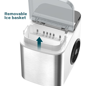 Tabletop ABS Material <b>Ice</b> <b>Making</b> <b>Machine</b> Commercial Use for Home Office Party <b>Ice</b> Cube Maker Intelligent Portable Home - Product Image 4