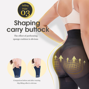 Shanhao Ready to Ship Womens High <strong>Waist</strong> Shapewear Plus <strong>Size</strong> See Through Mesh Tummy Control Fitness Yoga <strong>Panties</strong> - Product Image 4