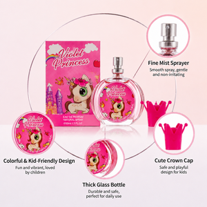 Profumo <span class=keywords><strong>per</strong></span> <span class=keywords><strong>Bambini</strong></span> e Neonati 50ML, 3 Fragranze Floreali Dolci Assortite, Design Carino - Product Image 3