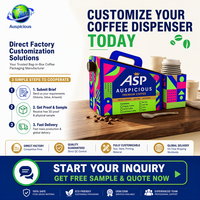 Sac Bag-in-Box Aseptique Personnalisé avec Logo Imprimé 1L 2L 3L 5L 10L pour Café, Boissons, Vin – Distributeur Jetable pour Café à Emporter