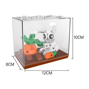 Puzzle di costruzione per bambini PUNGROW con meraviglioso giocattolo di coniglio ABS materiali plastici giocattoli di illuminazione animale - Product Image 6