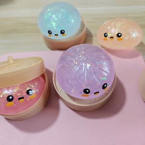 ตุ๊กตาซาลาเปาขนมหวานมอลโทสแบบใหม่ ประดับกลิตเตอร์สุดฮิต ตุ๊กตาซาลาเปาขนาดใหญ่พร้อมกล่องนึ่ง ของขวัญเล็กๆ น้อยๆ สำหรับเทศกาลคริสต์มาส ของเล่นรูปอาหาร - Product Image 3