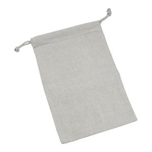 Eco-friendly White Cotton Packing Dust <b>Bag</b> for Shoe Reusable Custom Logo Printed Drawstring Gift Hat Dust Muslin Pouch - Product Image 5