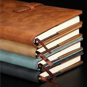 Agenda de Negocios A5 de Cuero de Alta Calidad 2026, Cuaderno con Diseño de Logotipo Personalizado, Impresión de Cuaderno con Ranura <span class=keywords><strong>Invisible</strong></span> para Bolígrafo - Product Image 1