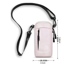 Muestra gratuita, nuevo diseño, bolso bandolera para teléfono móvil, bolso de mano delgado para hombre y mujer, para deportes al aire libre, correr, fitness. - Product Image 2