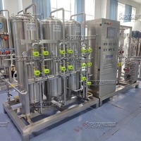 Machines de traitement de l'eau RO + EDI à deux étages en acier inoxydable SIPUXIN pour une purification efficace de l'eau à domicile