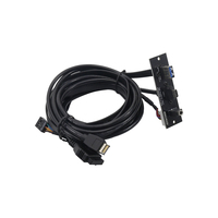Panel frontal USB para ordenador, USB 3,0, USB 3,1, placa de circuito PCB, placa de E/S de Audio, Cable de extensión, Cable de conexión de placa base