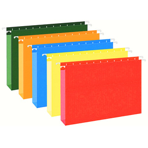 Porte-documents <span class=keywords><strong>suspendu</strong></span> extensible en papier <span class=keywords><strong>kraft</strong></span> format A4 (8,5x11 pouces) avec logo personnalisé pour fournitures de bureau - Product Image 4