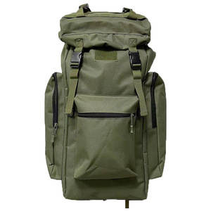 กระเป๋าเป้สะพายหลังกันน้ำกลางแจ้ง 80L ความจุขนาดใหญ่เดินป่าตั้งแคมป์กระเป๋าเดินทางสายรัดปรับได้สีทึบไม่จำกัดเพศ - Product Image 4