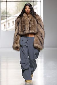 महिलाओं के विंटेज क्रॉस-बॉर्डर फर कोट के साथ नकली फर कोट और आकार के नकली फर कोट - Product Image 5