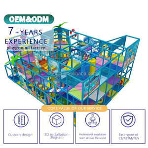 Gran Parque de Diversiones Interior de Lujo con Temática Oceánica, Tobogán de Bolas, Área de Juegos Interior Segura para Niños - Product Image 3