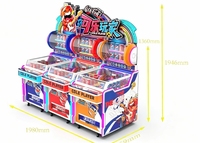Jeu d'arcade de frappe de bouteilles Cole Player : Distributeur de boissons réfrigérées avec des prix « gagnez une boisson »
