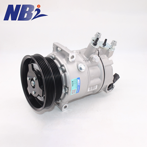 คอมเพรสเซอร์แอร์ 1K0820859 สำหรับรถยนต์ VW Touran Golf Audi A3 Skoda Octavia <span class=keywords><strong>7SEU16C</strong></span> 6PK คอมเพรสเซอร์แอร์ R134a PAG46 - Product Image 3