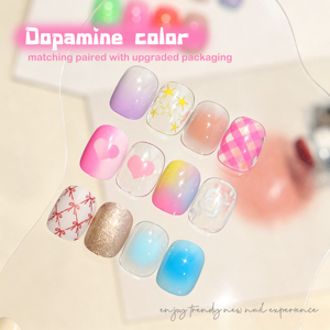 MH Heart Pat Painting Gel Vernis à Ongles Gel Longue Durée Effet Soyeux Dégradé Ombre Baby 24 Couleurs Portable Télescopique Sans HEMA - Product Image 3