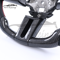 Volant en fibre de carbone 2005-2009 pour Ford Mustang GT Cobra, avec garniture de boutons intégrée