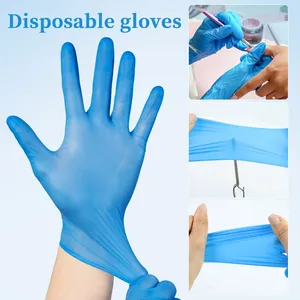 100 gants jetables en nitrile, épais et durables, pour le nettoyage domestique, sans latex, pour le nail art - Product Image 5