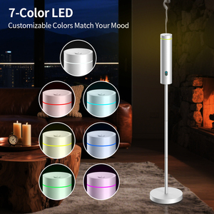 Siweiyi 120ml Smart WiFi Waterless Aroma Diffuser Cold Air Nebulizer with 7 Colors LED Night <b>Light</b> <b>Remote</b> <b>Control</b> - Product Image 2