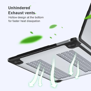 Copertina trasparente opaca <span class=keywords><strong>per</strong></span> <span class=keywords><strong>Macbook</strong></span> Case <span class=keywords><strong>Macbook</strong></span> Air Case <span class=keywords><strong>Macbook</strong></span> <span class=keywords><strong>Pro</strong></span> custodia 13 14 15 16 pollici M1 M2 M3 M4 - Product Image 2