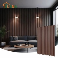 Panel Dinding Interior WPC Tahan Api Tahan Air Tahan Lembab Tahan Jamur Mudah Dipasang Pasokan Pabrik Untuk Keluarga & Umum