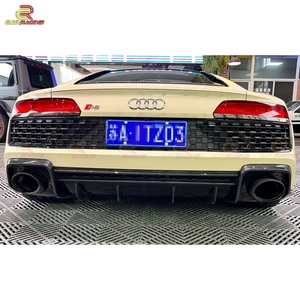 ชุดแต่งคาร์บอนไฟเบอร์แห้งแบบ Performante Style PP สำหรับ Audi R8 ปี 2016-2018 ประกอบด้วยกันชนหน้า-หลัง ดิฟฟิวเซอร์ สเกิร์ตข้าง และปลายท่อไอเสีย - Product Image 6