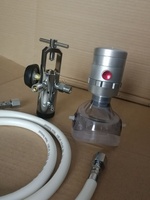 Medical Emergency Brass Oxygen Demand Valve for Cylinders 50psi Input 0-140L/min Flow Range