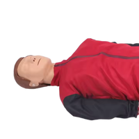Simulador de RCP de Cuerpo Completo para Entrenamiento de Reanimación Cardiopulmonar en Emergencias Médicas, Maniquí de Entrenamiento de Primeros Auxilios con Certificación CE/ISO