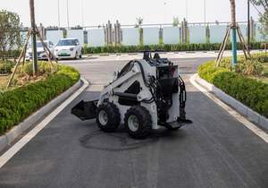 स्किड स्टीड लोडर व्हील लोडर गैसोलीन मोटर | खेत के लिए बहु-कार्य लोडर - Product Image 3