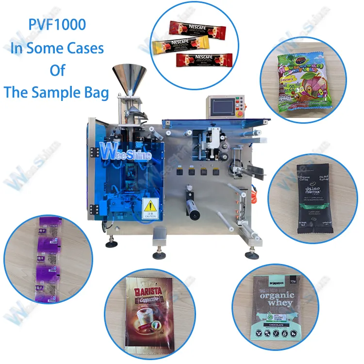 Automatic Small Size Pillow 3 Side Pouch Spice Powder Coffee Packaging Filling Packaged Machine