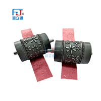 Rouleau de gaufrage ultrasonique motif papillon et rose 23-75mm, roue florale en acier, matrice ultrasonique pour machine à dentelle ultrasonique