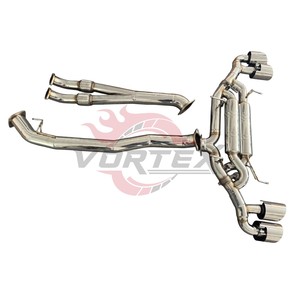 ท่อไอเสียวาล์วทรอนิกส์สแตนเลสสตีลประสิทธิภาพสูง Vortex สำหรับรถยนต์นิสสัน GTR R35 พร้อมท่อ Y และระบบควบคุมวาล์วสุญญากาศ - Product Image 4