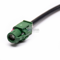 Cable de Conexión Automotriz HSD de 4 Pines Hembra con Código E a RCA Hembra para Pantalla Multimedia de Vehículos