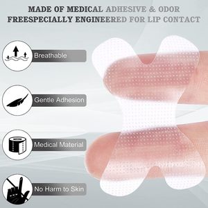 Cinta Nasal Bucal <span class=keywords><strong>de</strong></span> Poliéster Acrílico Impermeable y Sensible a la Presión, Personalizada CSX, Troquelada, <span class=keywords><strong>de</strong></span> Una Sola Cara, para Detener los Ronquidos y Sellado <span class=keywords><strong>de</strong></span> Bolsas - Product Image 4