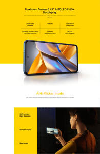 Poco M5S EU GRAY 8 + 256G พร้อม OCTA Core <span class=keywords><strong>CPU</strong></span> LTE FHD ความละเอียดหน้าจอในภาษาฝรั่งเศสสเปนภาษาอังกฤษปฏิบัติการ - Product Image 4