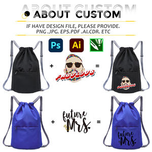 IDEA GIFT Wholesale Oxford waterproof <b>Drawstring</b> Bag Custom Logo Sport Gym Bag <b>Drawstring</b> Bag with custom printed logo - Product Image 3