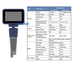 Laringoskop hastane laringoskop 3.5 inç dokunmatik ekran ile esnek Video laringoskop ayarlayın - Product Image 3