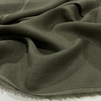 Tissu en lin pur à 100 % en gros pour la literie, matière en coton et lin de couleur unie pour chemises, provenant des fournisseurs de tissus en lin