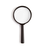 CE/RoHS Certified 5X Plastic Mini Children Magnifying Glass Handheld Cheap Educational Magnifier for School Students Gift