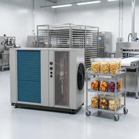 Plumdroogmachine warmtepomp fruitdehydrator voor pruimenproductie