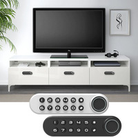 Serrures de meuble biométriques à clavier et empreinte digitale, avec carte mémoire, pour portes en acier/bois et tiroirs – Système de verrouillage magnétique – Vente chaude usine