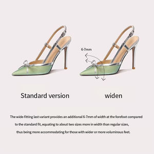 <span class=keywords><strong>Tacchi</strong></span> Alti da Donna in Stile Francese, Design di Nicchia, Nuovi Modelli Estivi con Tacco Sottile, Punta a Farfalla, Chiusura Slip-on, Colori Misti - Product Image 6