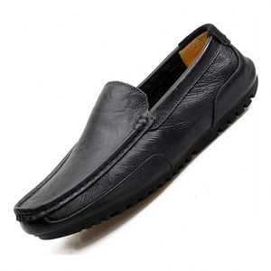 Cheap Brand Flat Man Shoes Fashion Leather Loafer Men's Shoe Slip-on Moccasins Men Loafers - Product Image 1