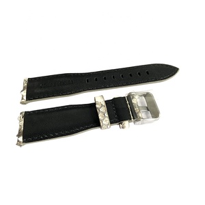 Moq 2pcs mỗi kích thước cho mỗi màu da rắn da chính hãng 24*20mm người đàn ông thay thế nhanh chóng phát hành Xem ban nhạc dây đeo - Product Image 4