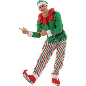 Disfraz de Duende Verde para <span class=keywords><strong>Hombre</strong></span> Adulto 2026, Conjunto de Camisa y Pantalones con Sombrero para Año Nuevo y Navidad, DISFRACES DE NAVIDAD - Product Image 3