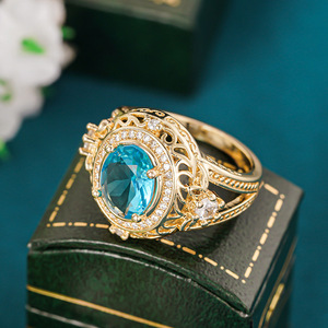 Anello Traforato Stile Palazzo per Donne, Elegante Stile Principessa, Gioiello alla Moda per Feste e Uso Quotidiano, Idea Regalo - Product Image 6